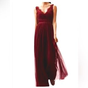 ANTHROPOLOGIE HITHERTO BHLDN ANGIE MAXI DRESS
